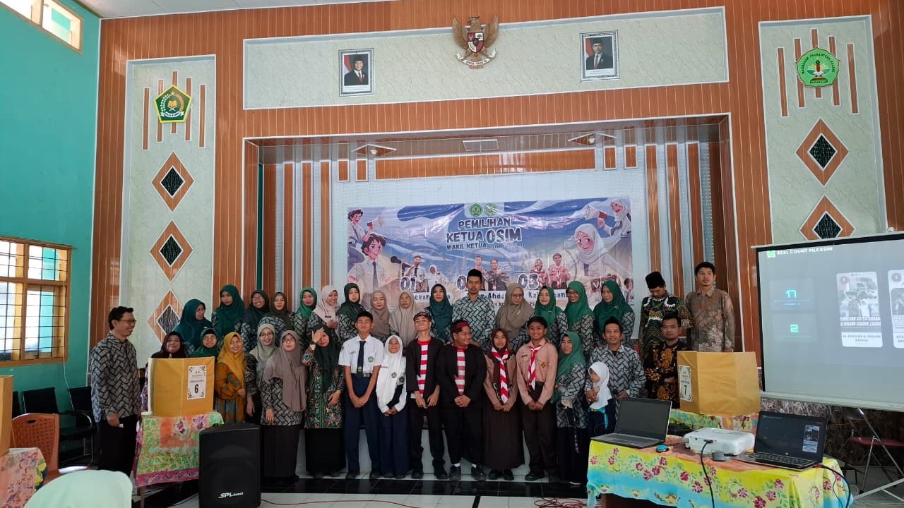 PESTA DEMOKRASI DI MTSN BANGKALAN